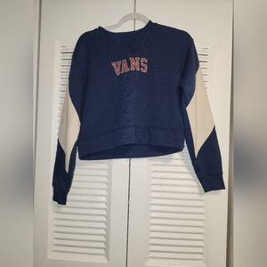 Vans womens cropped colorblock hoodie
